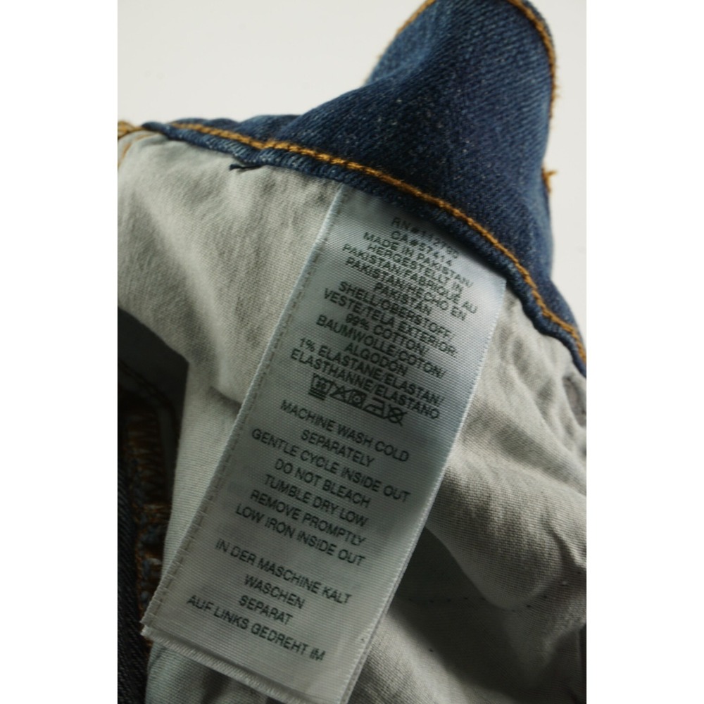 True Religion Rocco Relaxed Skinny Distressed Denim Men's 29 x 34 Blue Jeans - Picture 11 of 15